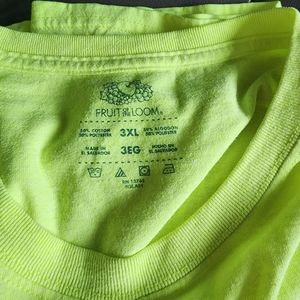 Neon green tshirt